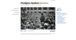 Desktop Screenshot of blog.prestigiousspeakers.com